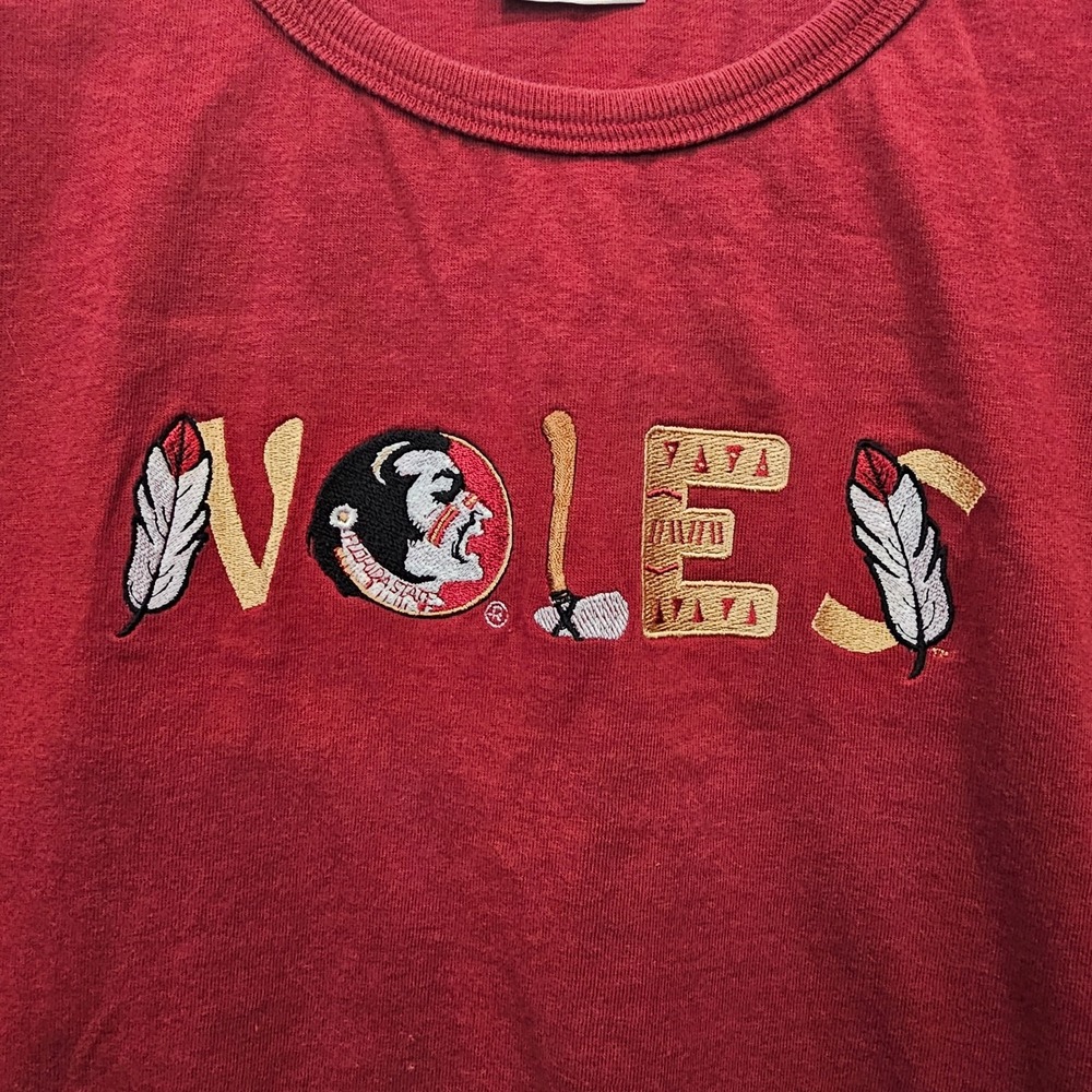 FSU Seminoles Embroidered Women's Shirt Size Smamm - Picture 2 of 4